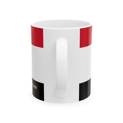 Iraq Flag Coffee Tea Mug 11oz 15oz | Rep Ya Flag Ceramic Mug