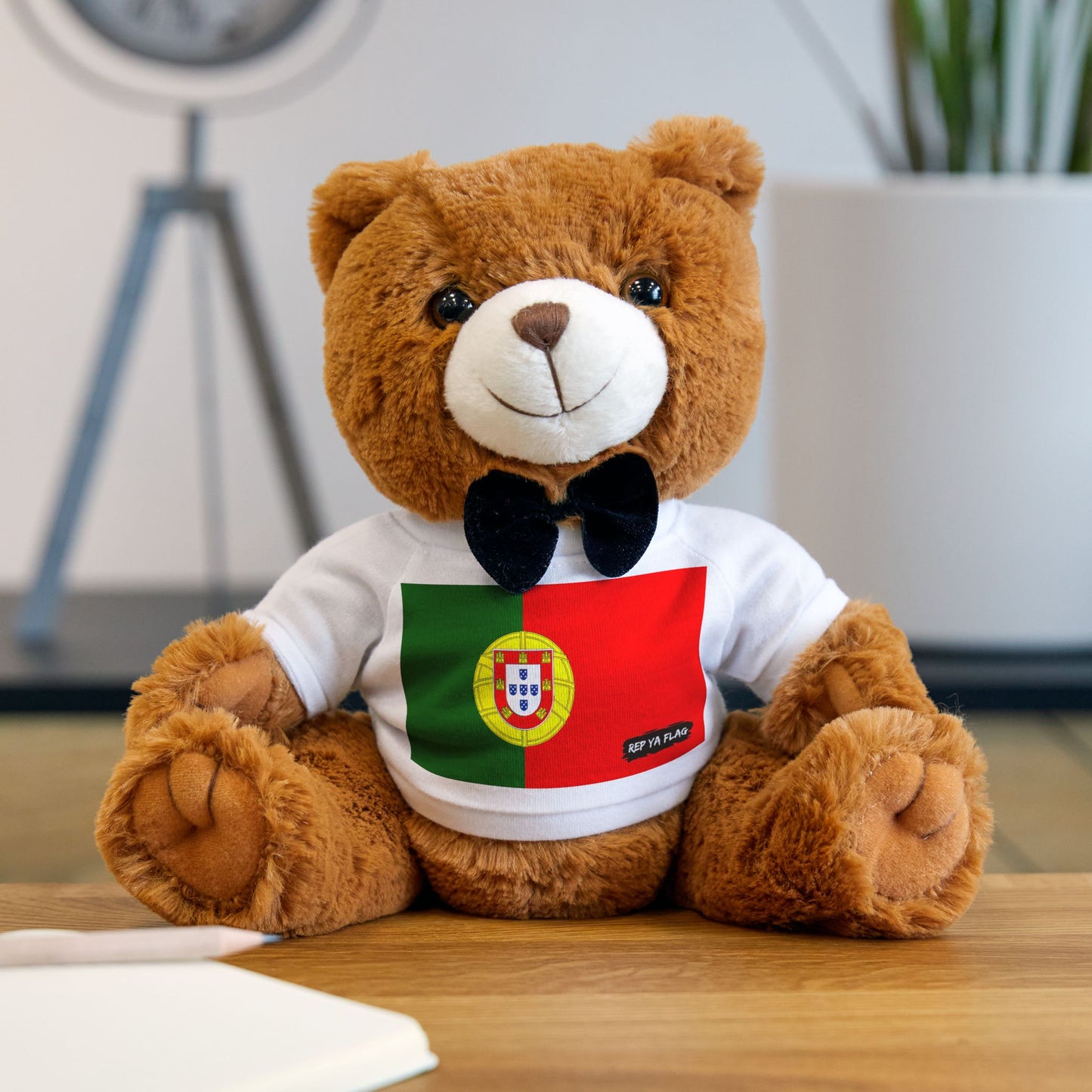Portugal Flag Teddy Bear | Portuguese Heritage Plush Gift | Rep Ya Flag