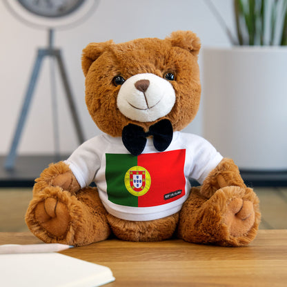 Portugal Flag Teddy Bear | Portuguese Heritage Plush Gift | Rep Ya Flag
