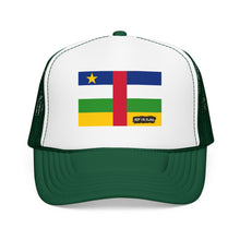 Central African Republic Flag Foam Trucker Hat | Central African Pride Snapback Cap | Rep Ya Flag