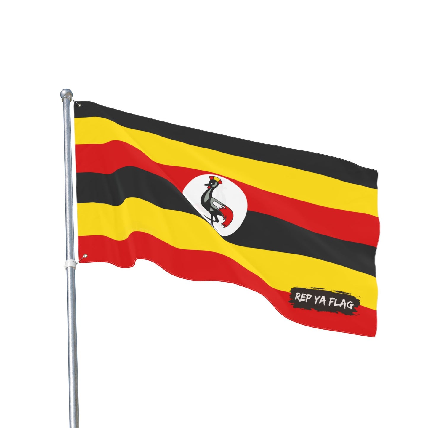 Uganda Flag Double Sided Flag, Outdoor Garden Banner | Country Flag