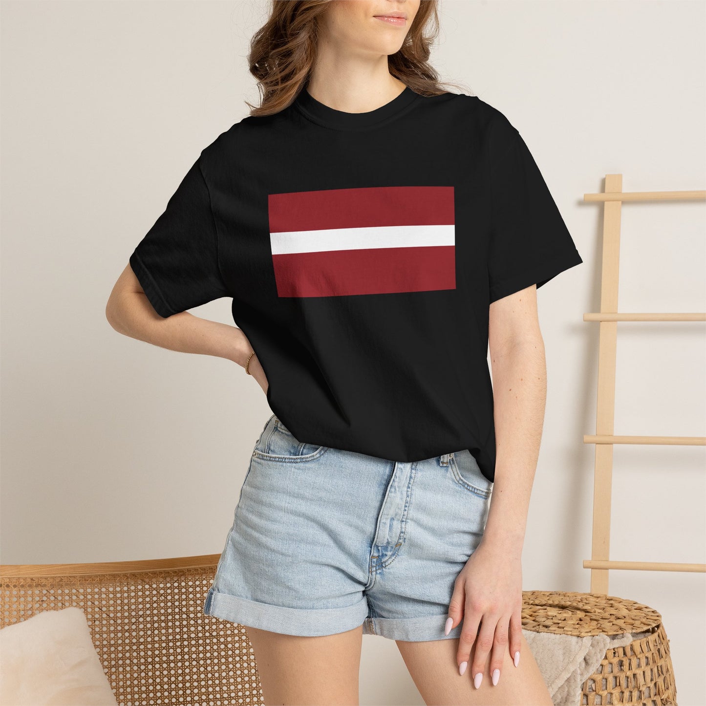 Latvia Flag T Shirt | Latvian Heritage Shirt S–4XL | Rep Ya Flag