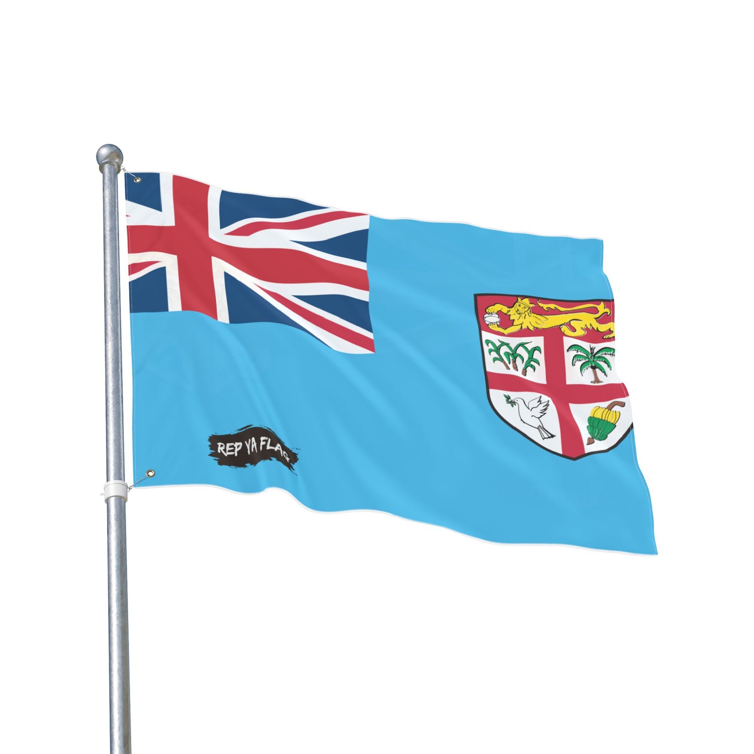 Fiji Flag Garden Banner | Double Sided Outdoor Flag | Rep Ya Flag