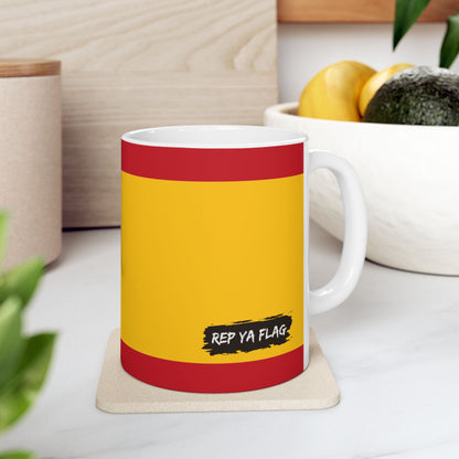 Spain Flag Coffee Tea Mug 11oz 15oz | Rep Ya Flag Ceramic Mug