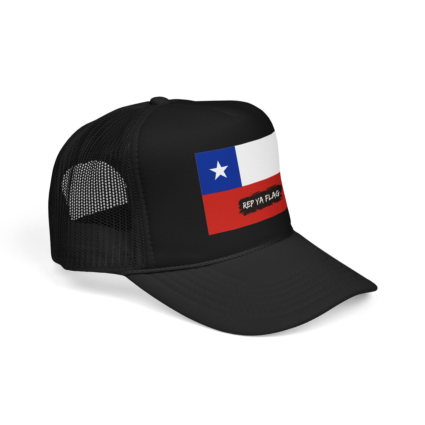 Chile Flag Foam Trucker Hat | Chilean Pride Snapback Cap | Rep Ya Flag