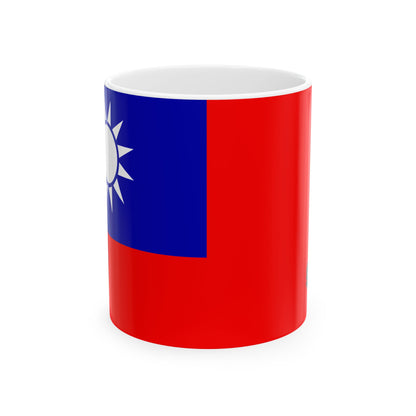 Taiwan Flag Coffee Tea Mug 11oz 15oz | Rep Ya Flag Ceramic Mug