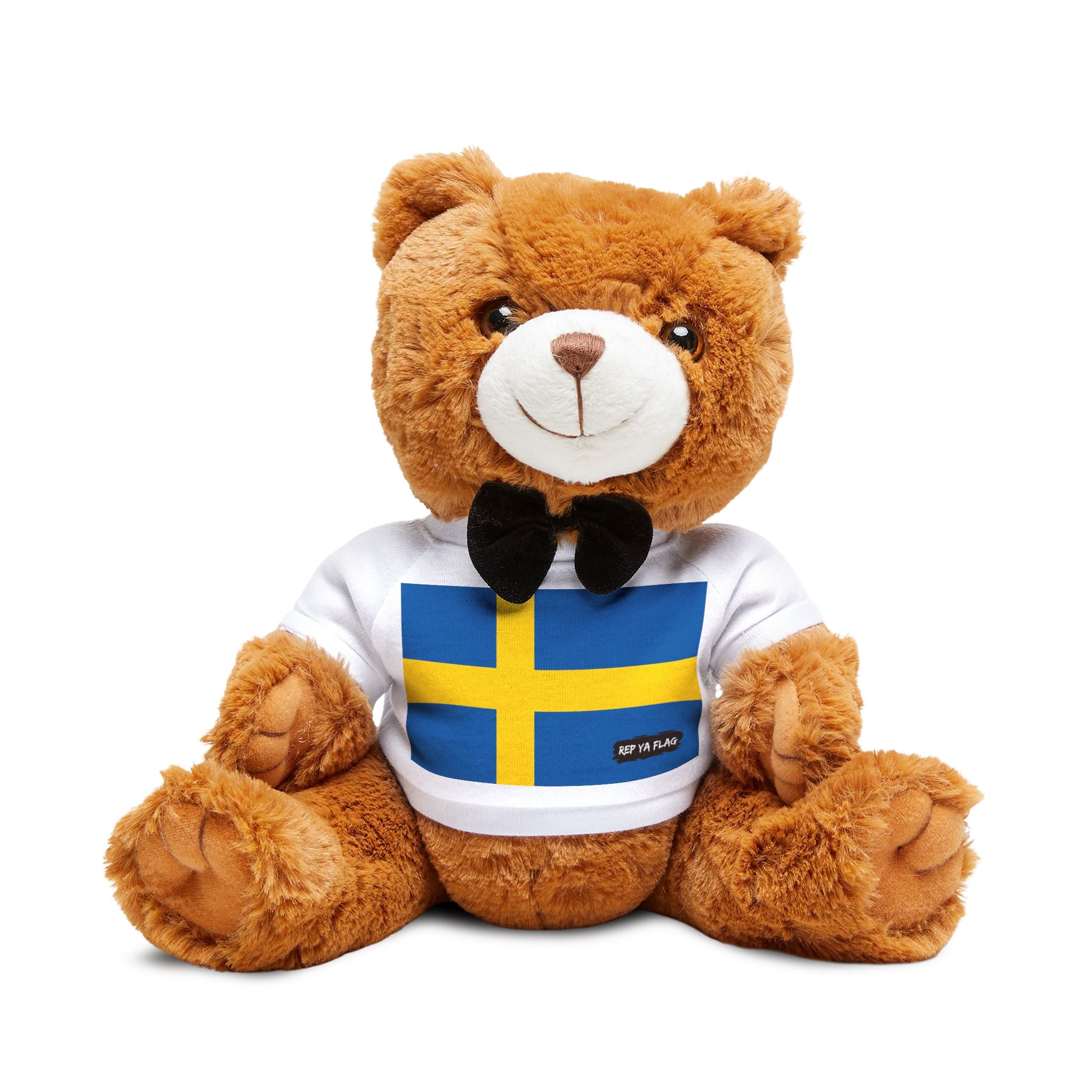 Sweden Teddy Bear | Sweden Flag Plush | Swedish Gift | Cultural Stuffed Animal | Heritage Keepsake Bear