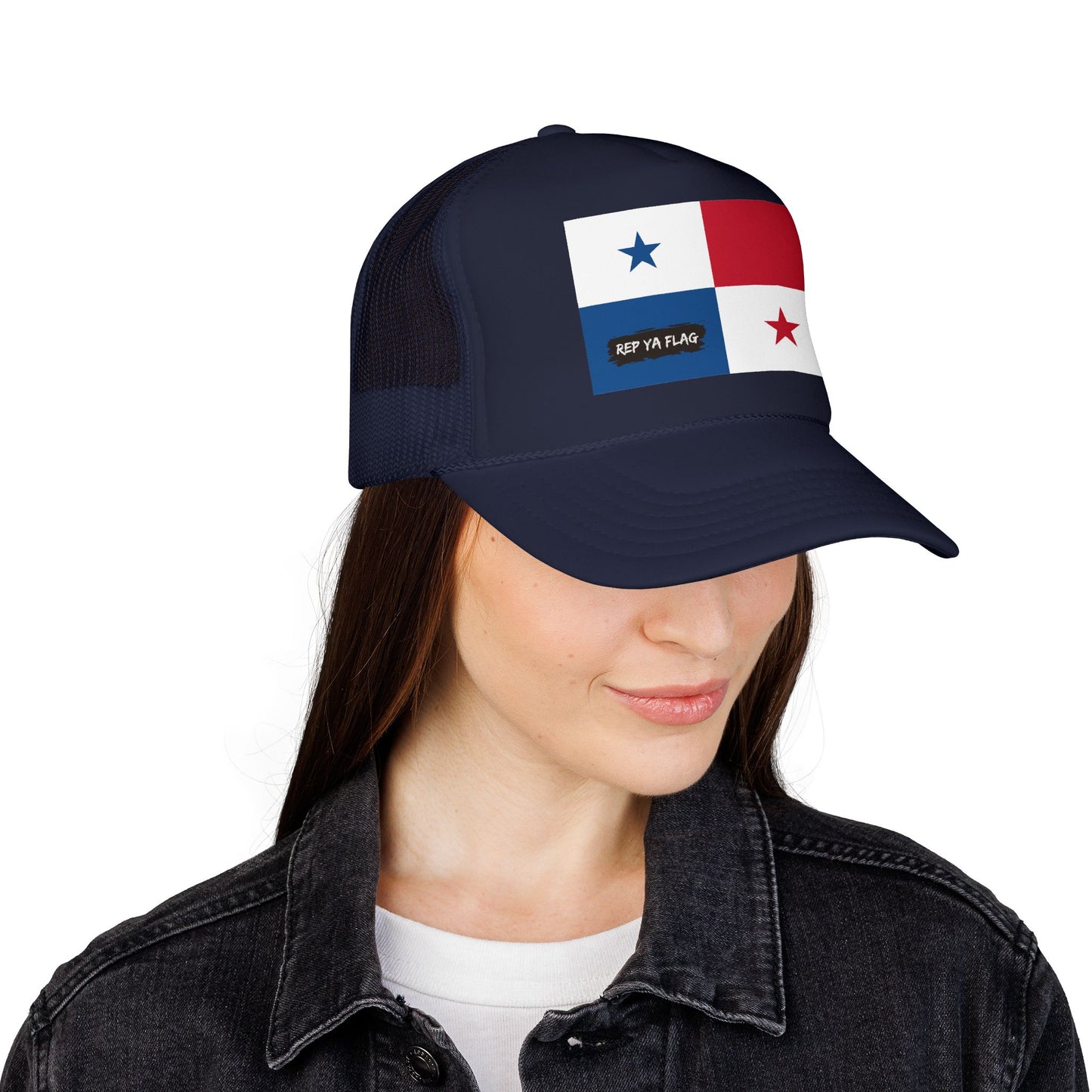 Panama Flag Foam Trucker Hat | Panamanian Pride Snapback Cap | Rep Ya Flag