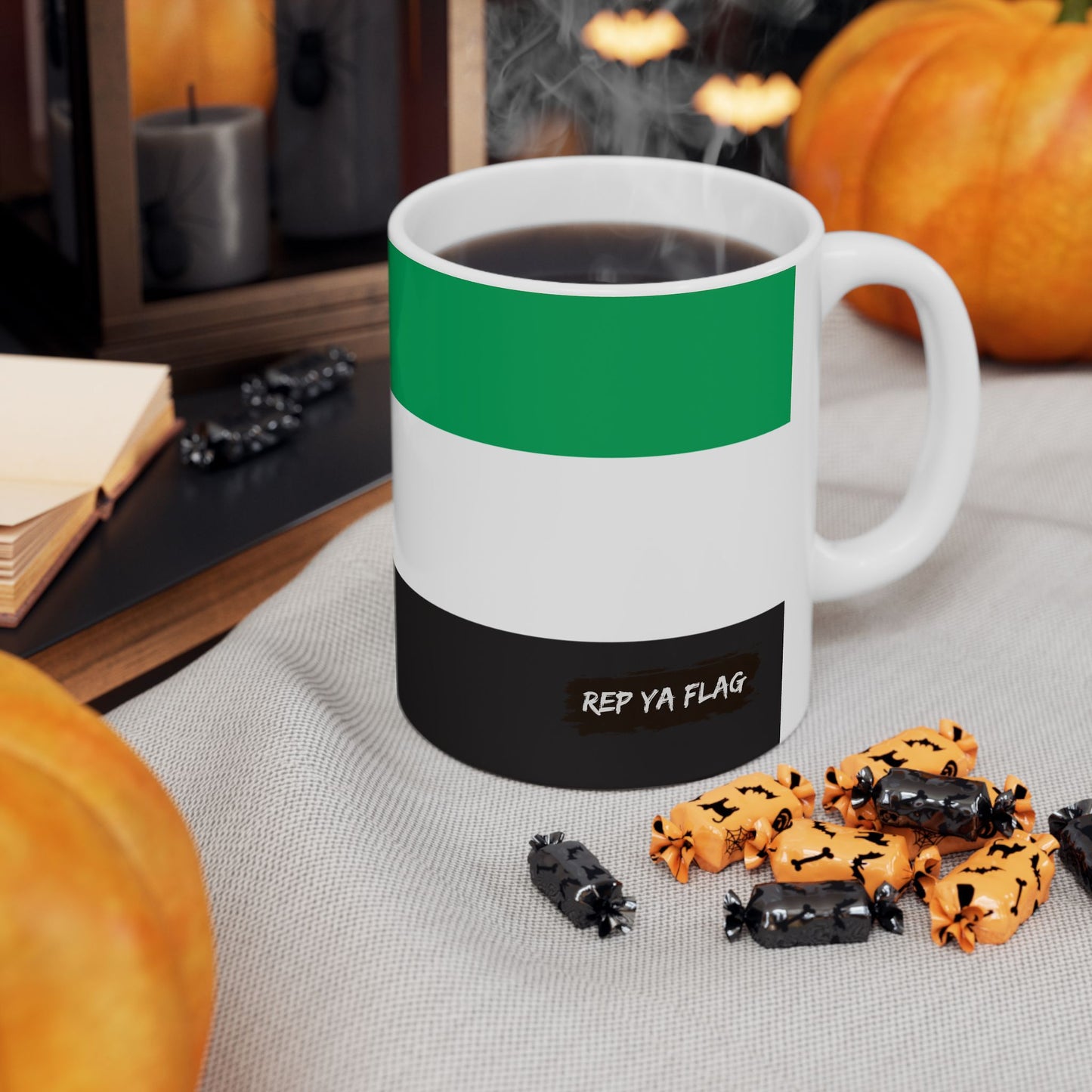 United Arab Emirates Flag Coffee Tea Mug 11oz 15oz | Rep Ya Flag Ceramic Mug