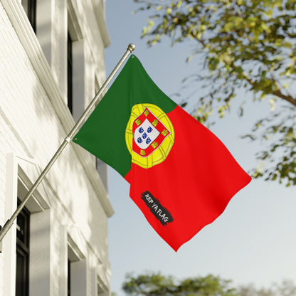 Portugal Flag Garden Banner | Double Sided Outdoor Flag | Rep Ya Flag