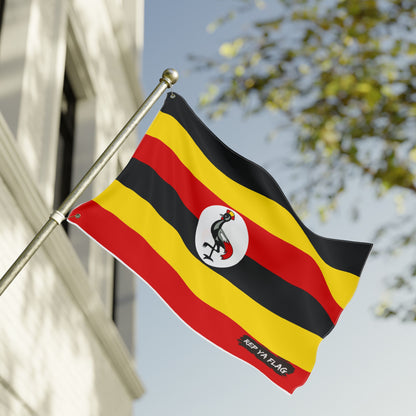 Uganda Flag Double Sided Flag, Outdoor Garden Banner | Country Flag