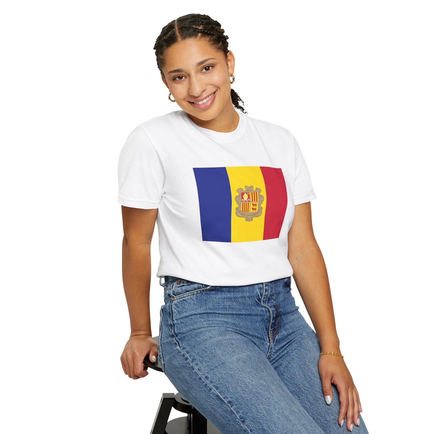 Andorra Flag T Shirt | Andorran Shirt S-4XL | Rep Ya Flag
