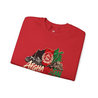 Afghanistan Flag Crewneck Sweatshirt — Patriotic Afghan Pride Sweater