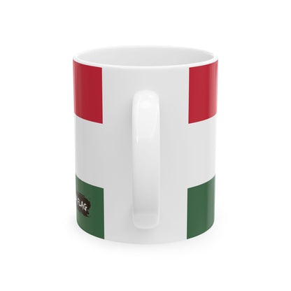 Hungary Flag Coffee Tea Mug 11oz 15oz | Rep Ya Flag Ceramic Mug