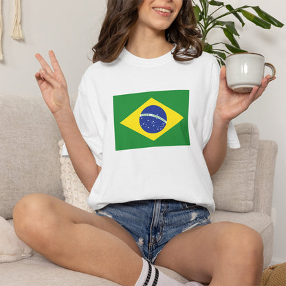 Brazil Flag T Shirt | Brazilian Heritage Shirt S-4XL | Rep Ya Flag