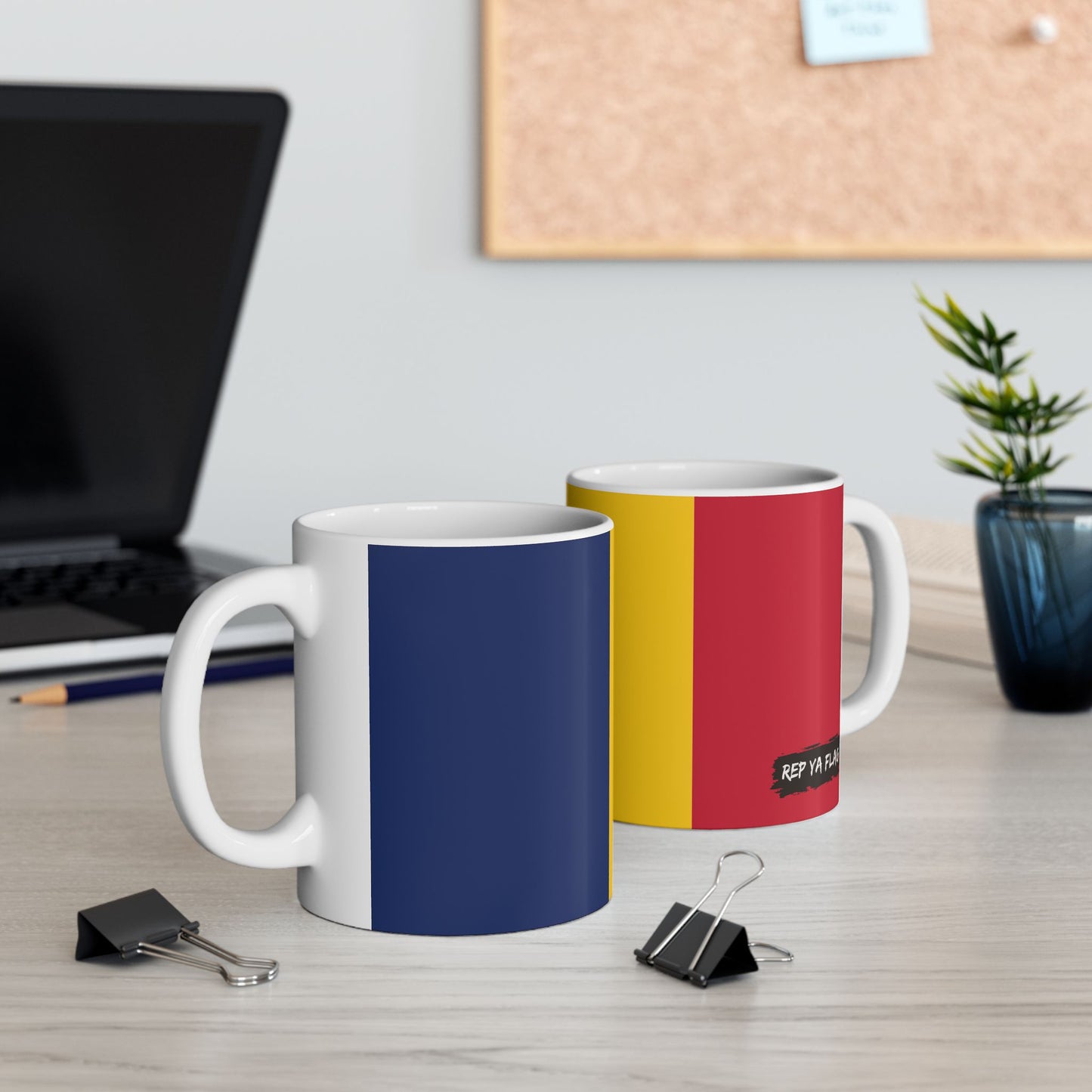 Chad Flag Coffee Tea Mug 11oz 15oz | Chadian Heritage Mug | Rep Ya Flag
