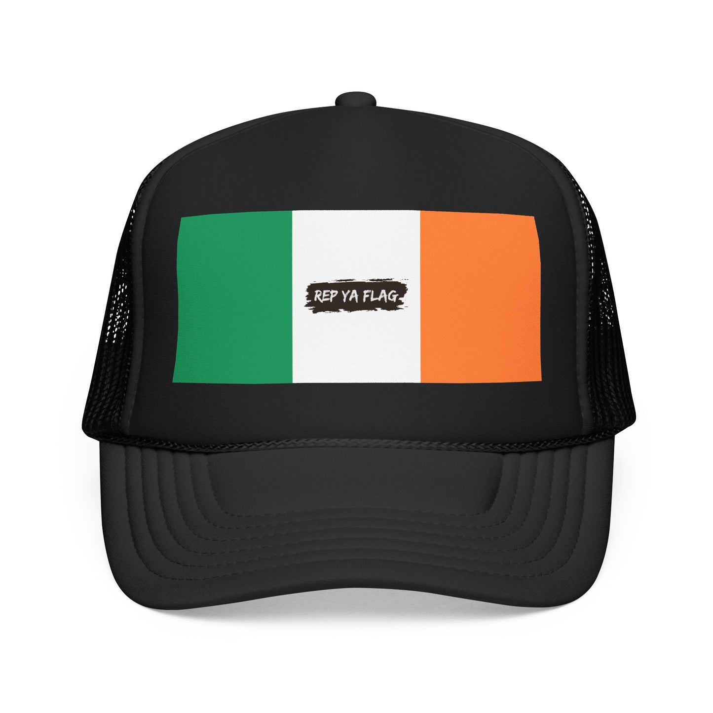 Ireland Flag Foam Trucker Hat | Irish Pride Snapback Cap | Rep Ya Flag
