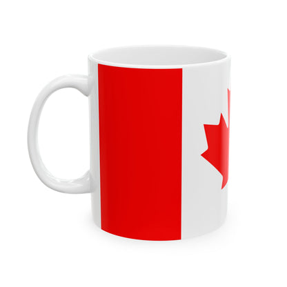 Canada Flag Coffee Tea Mug 11oz 15oz | Canadian Heritage Mug | Rep Ya Flag