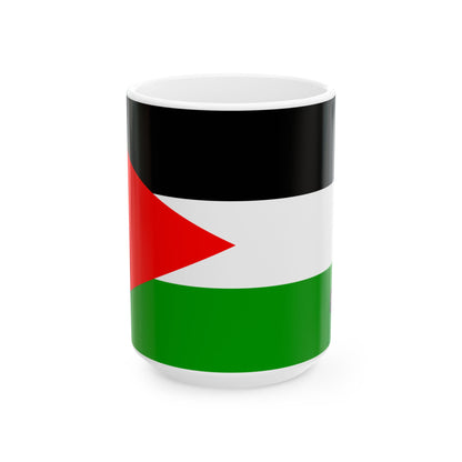 Palestine Flag Coffee Tea Mug 11oz 15oz | Rep Ya Flag Ceramic Mug