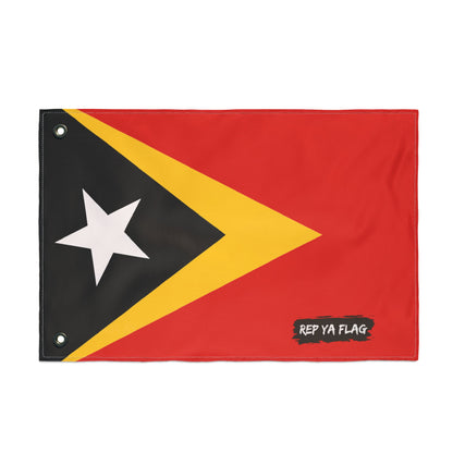 Timor-Leste Flag Garden Banner | Double-Sided Outdoor Flag | Rep Ya Flag
