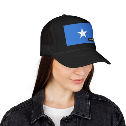 Somalia Flag Foam Trucker Hat | Somali Heritage Snapback Cap | Rep Ya Flag