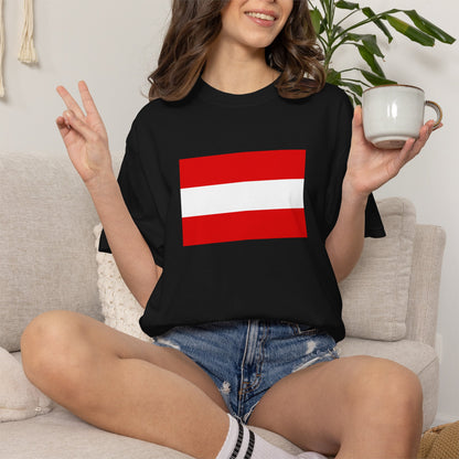 Austria Flag T Shirt | Austrian Heritage Shirt S-4XL | Rep Ya Flag