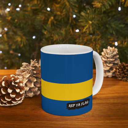 Sweden Flag Coffee Tea Mug 11oz 15oz | Rep Ya Flag Ceramic Mug