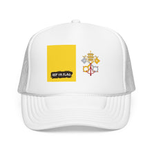 Vatican City Flag Foam Trucker Hat | Rep Ya Flag design
