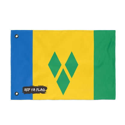 Saint Vincent and the Grenadines Flag Garden Banner | Double Sided Outdoor Flag | Rep Ya Flag