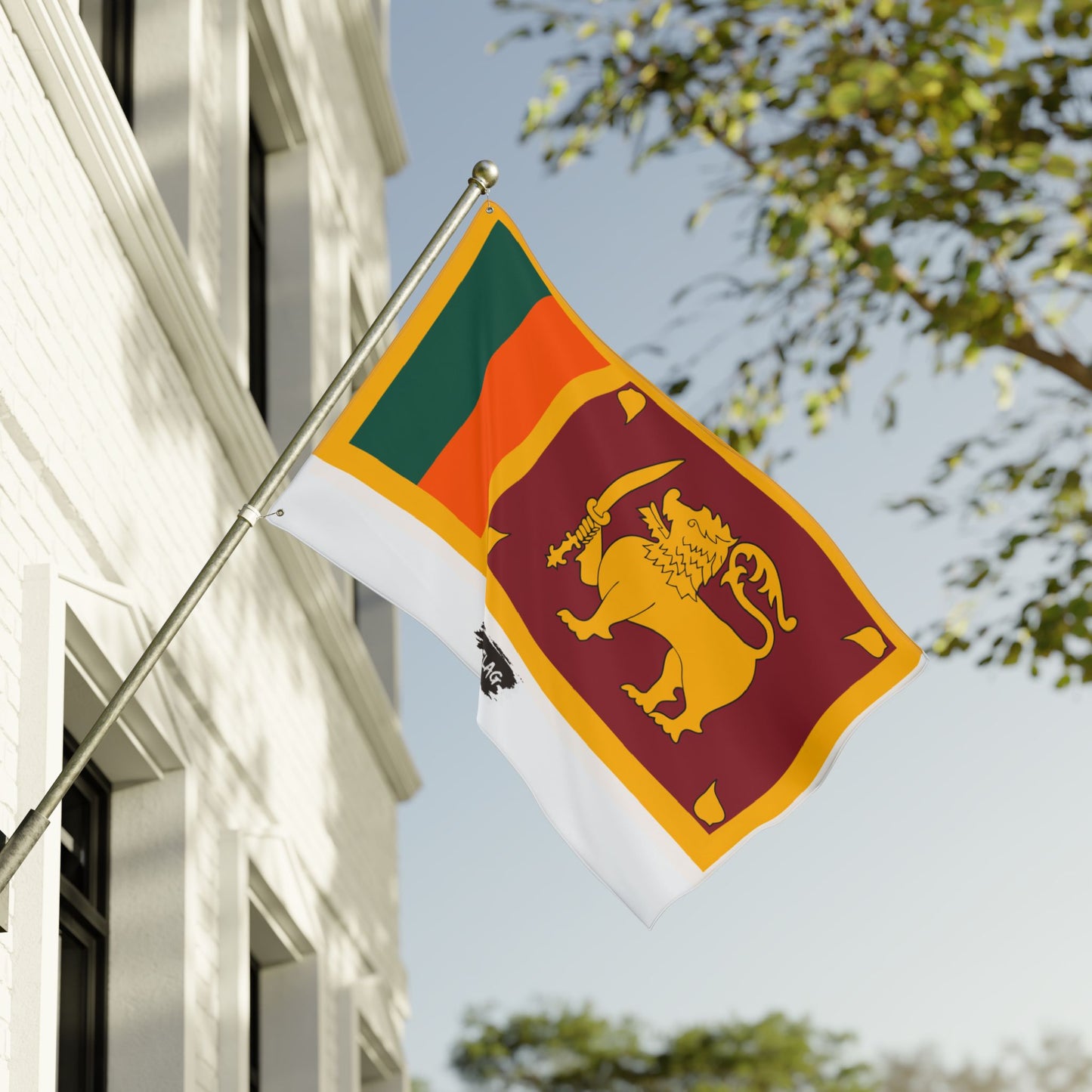 Sri Lanka Flag Garden Banner | Double-Sided Outdoor Flag | Rep Ya Flag