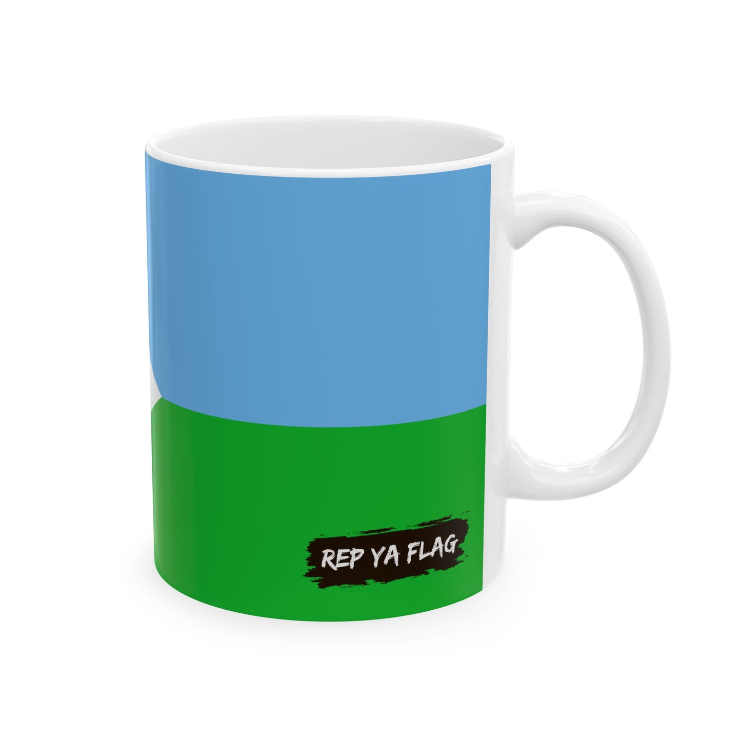 Djibouti Flag Coffee Tea Mug 11oz 15oz | Rep Ya Flag Ceramic Mug