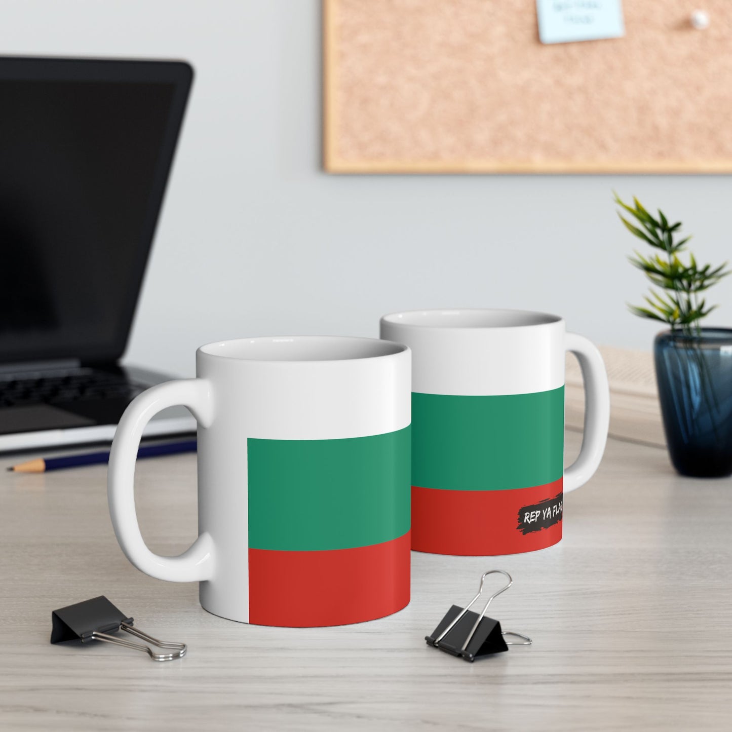 Bulgaria Flag Coffee Tea Mug 11oz 15oz | Rep Ya Flag Ceramic Mug