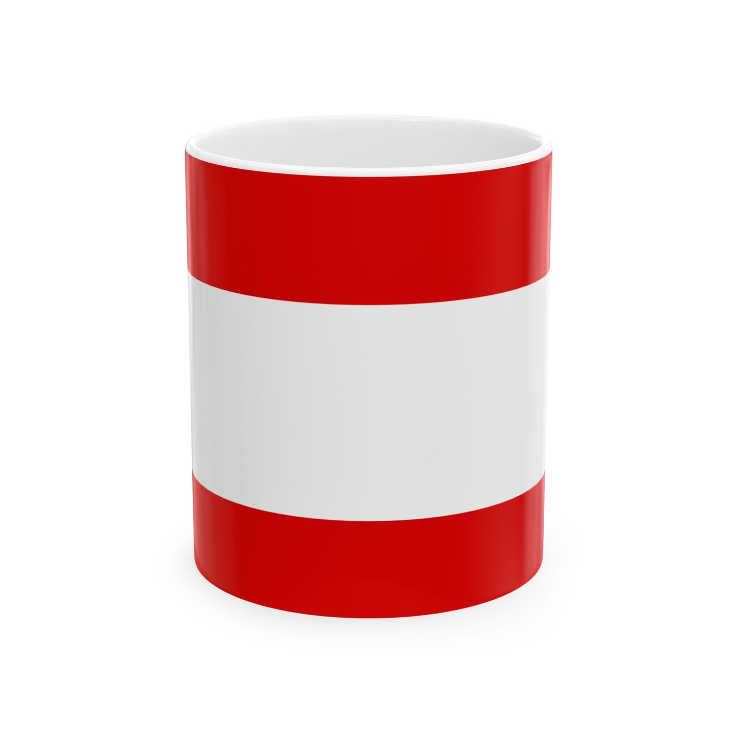 Austria Flag Coffee Mug | Austrian Pride Ceramic Tea Mug 11oz & 15oz | Rep Ya Flag