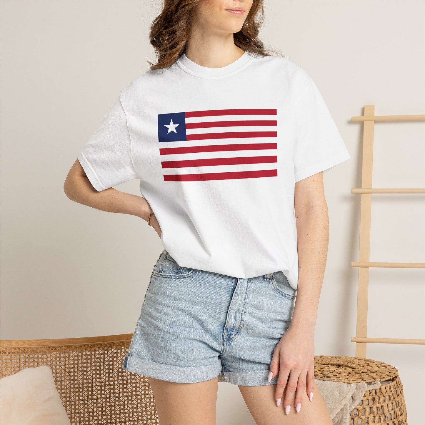 Liberia Flag T Shirt | Liberian Heritage Shirt S–4XL | Rep Ya Flag