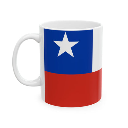 Chile Flag Coffee Tea Mug 11oz 15oz | Chilean Heritage Mug | Rep Ya Flag