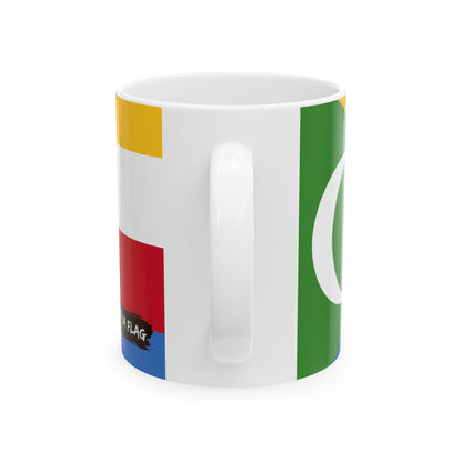 Comoros Flag Coffee Tea Mug 11oz 15oz | Comorian Heritage Mug | Rep Ya Flag