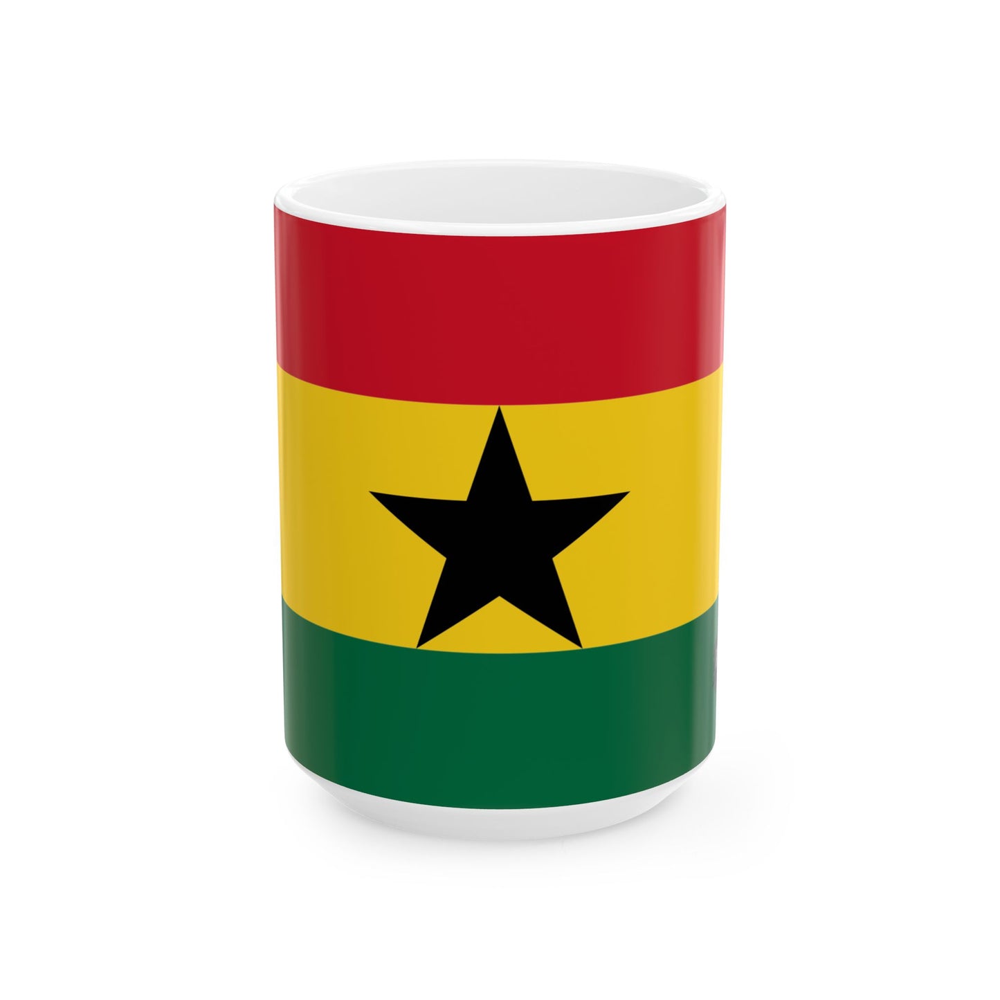 Ghana Flag Coffee Tea Mug 11oz 15oz | Rep Ya Flag Ceramic Mug