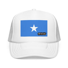 Somalia Flag Foam Trucker Hat | Somali Heritage Snapback Cap | Rep Ya Flag