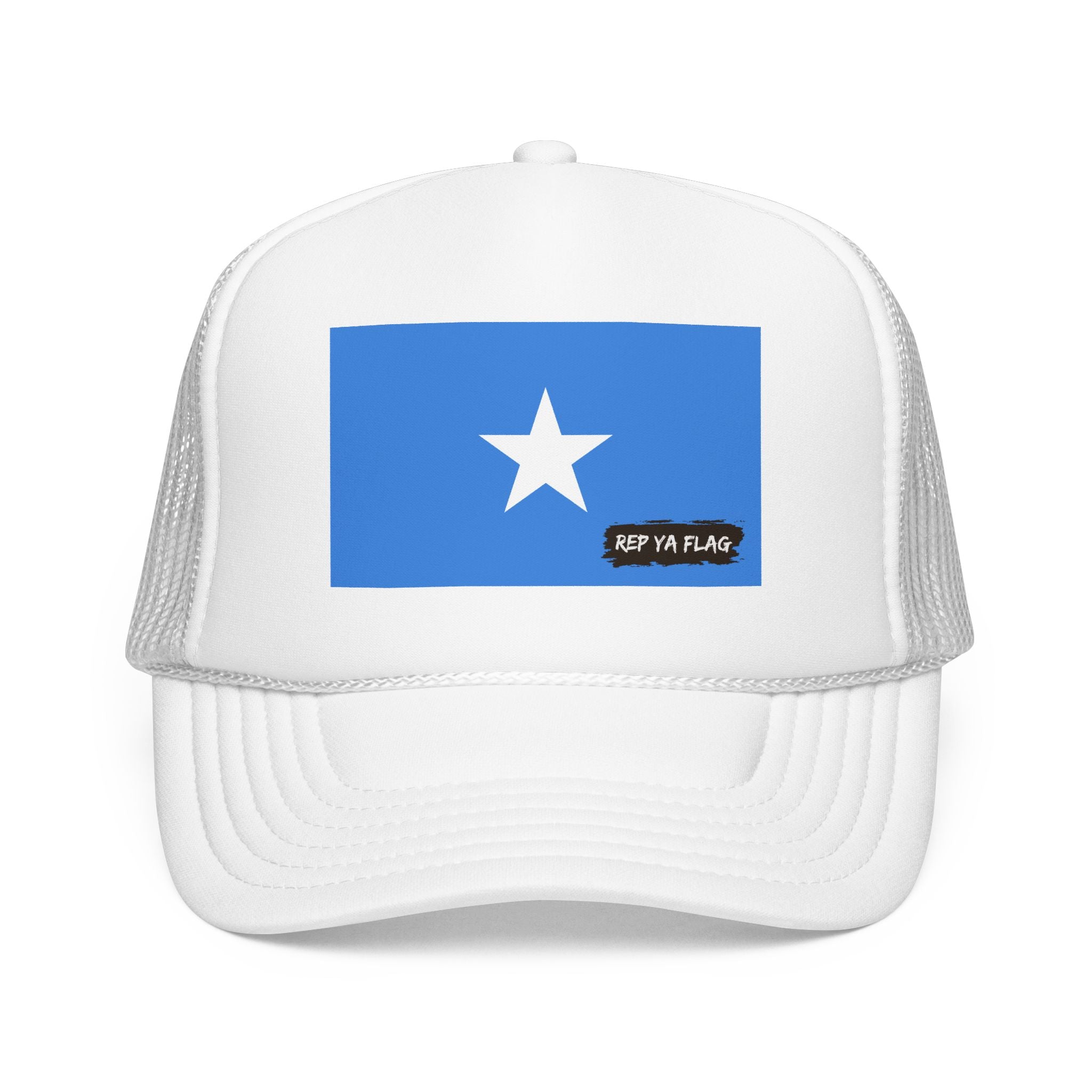 Somalia Flag Foam Trucker Hat | Somali Heritage Snapback Cap | Rep Ya Flag