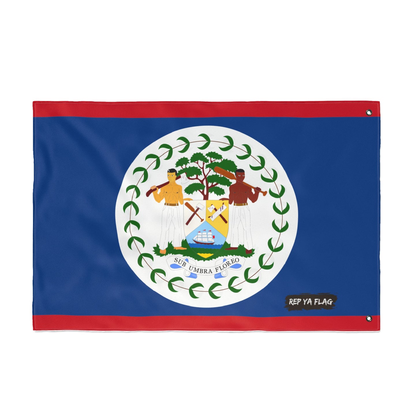 Belize Flag Garden Banner | Double Sided Outdoor Flag | Rep Ya Flag
