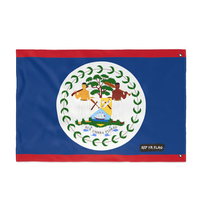 Belize Flag Garden Banner | Double Sided Outdoor Flag | Rep Ya Flag