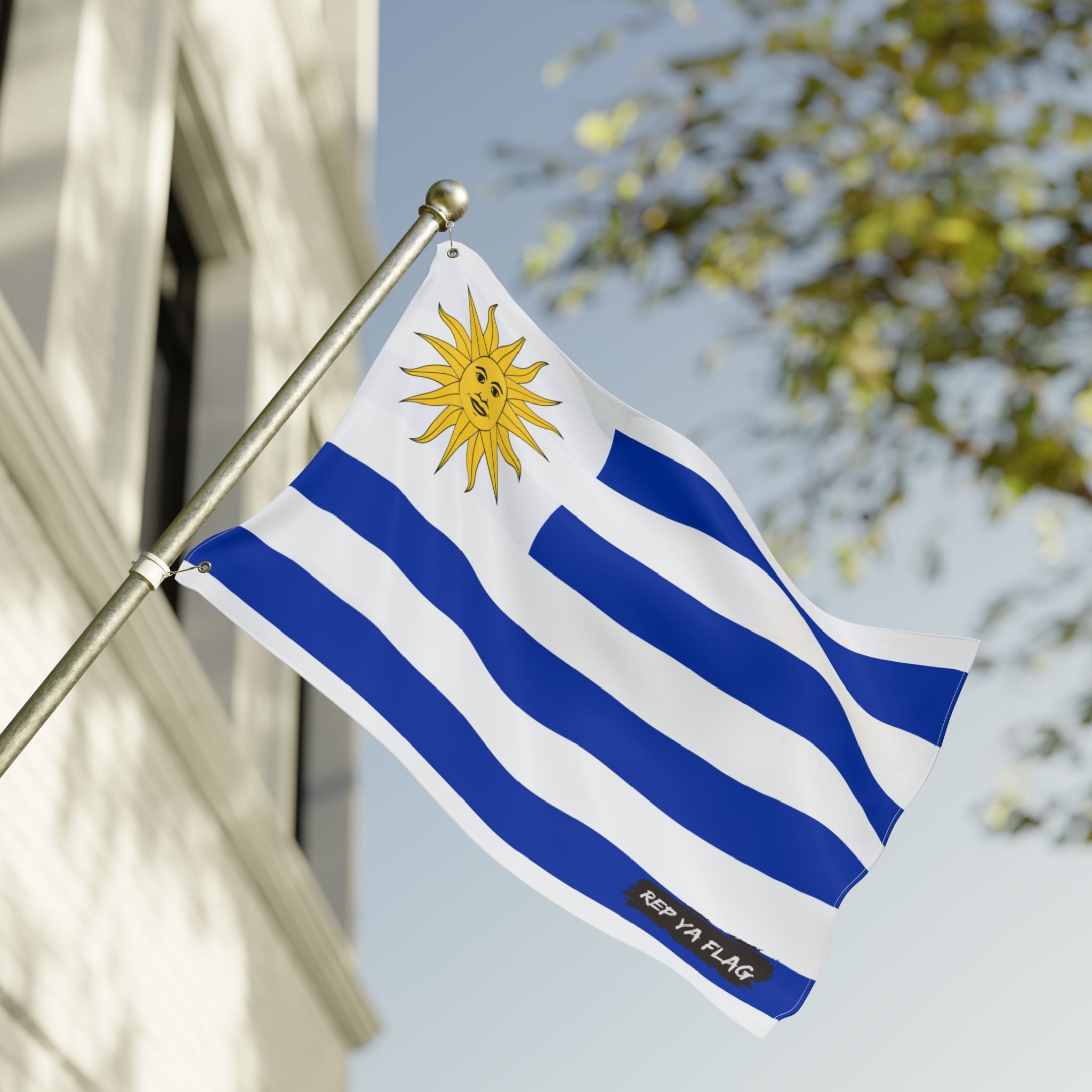 Uruguay Flag Double Sided Flag, Outdoor Garden Banner | Country Flag
