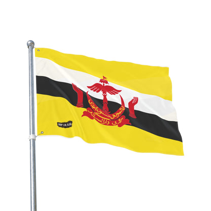 Brunei Flag Garden Banner | Double Sided Outdoor Flag | Rep Ya Flag