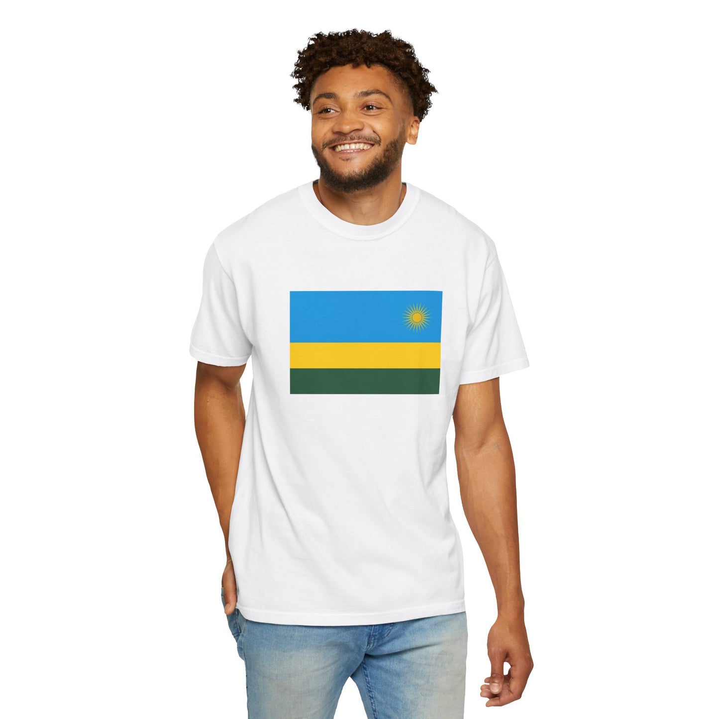 Rwanda Flag T Shirt | Rwandan Heritage Shirt S–4XL | Rep Ya Flag
