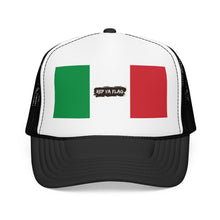 Italy Flag Foam Trucker Hat | Italian Pride Snapback Cap | Rep Ya Flag