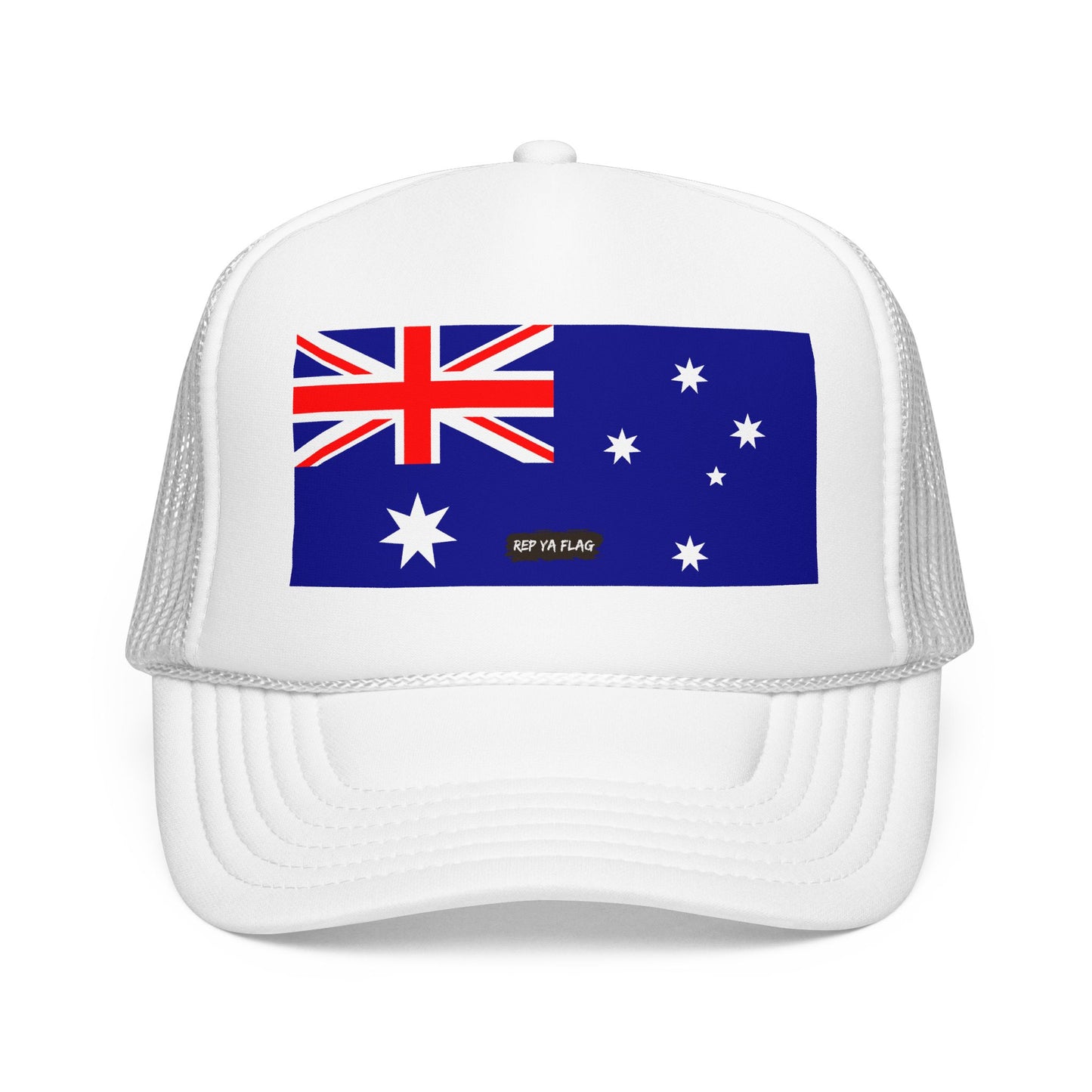 Australia Flag Foam Trucker Hat | Australian Pride Snapback Cap | Rep Ya Flag