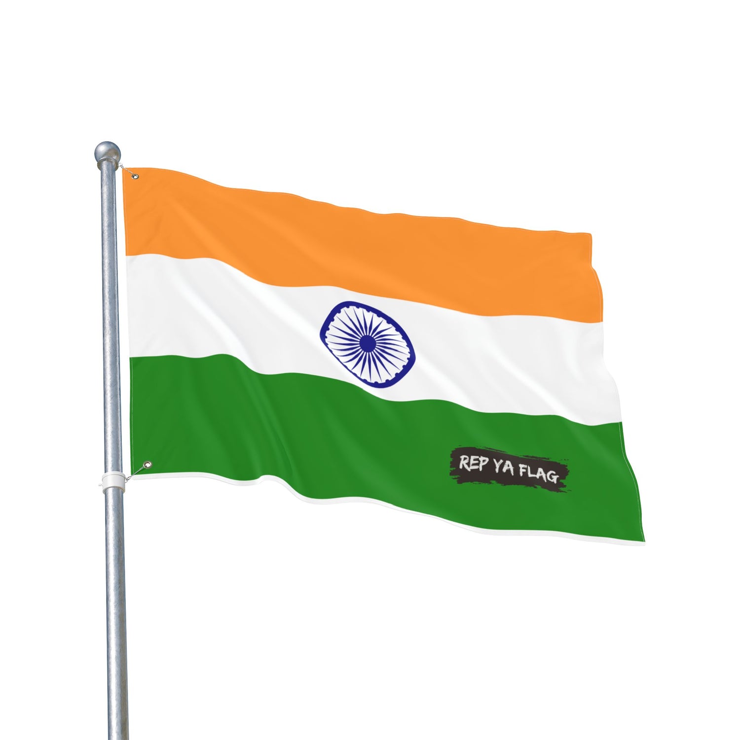 India Flag Garden Banner | Double Sided Outdoor Flag | Rep Ya Flag