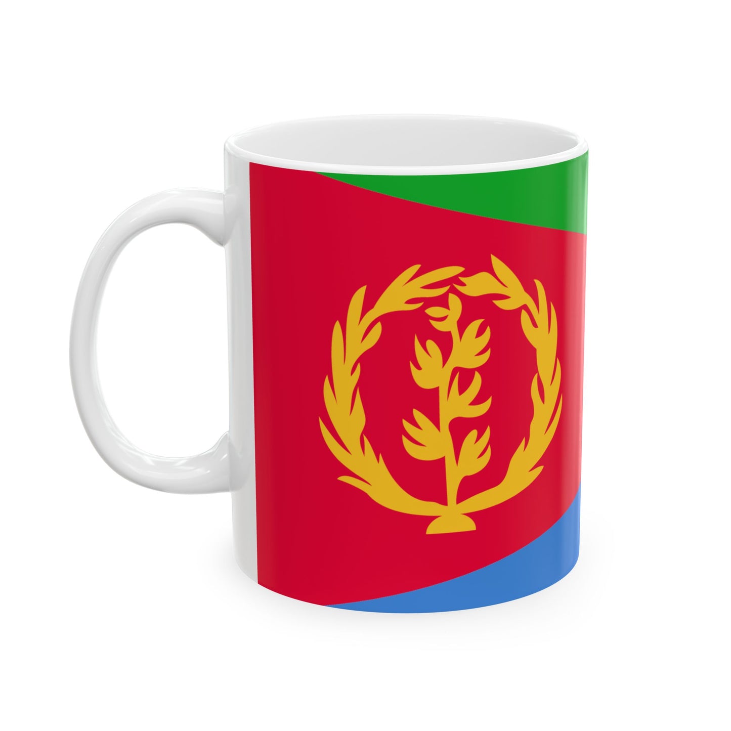 Eritrea Flag Coffee Tea Mug 11oz 15oz | Rep Ya Flag Ceramic Mug