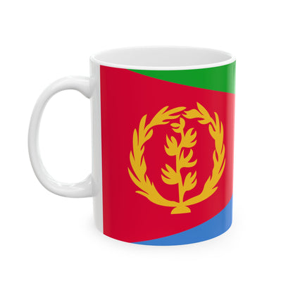 Eritrea Flag Coffee Tea Mug 11oz 15oz | Rep Ya Flag Ceramic Mug