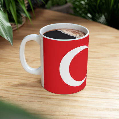 Turkey Flag Coffee Tea Mug 11oz 15oz | Rep Ya Flag Ceramic Mug